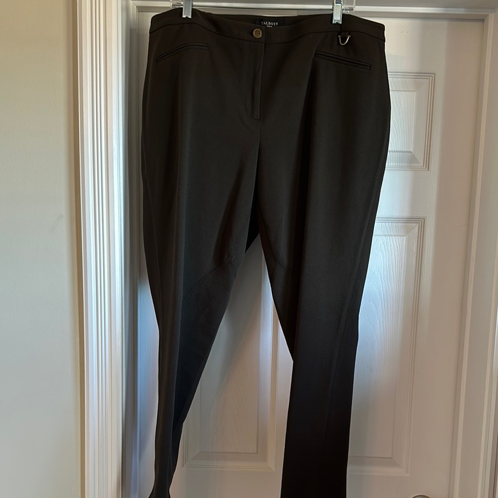 Talbots Woman Dark Green Trousers - Dalton - Picture 3 of 5